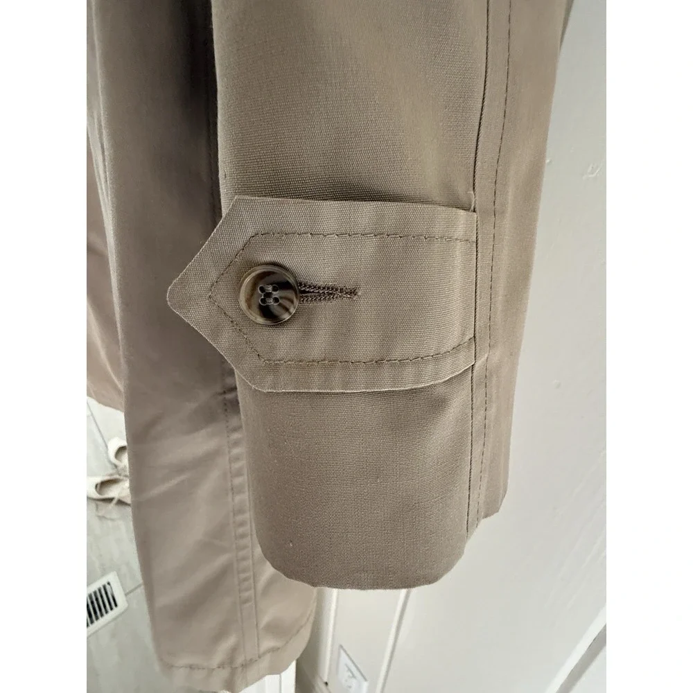 VTG 80s London Fog Maincoats Thinsulate Trench Coat Mens 38R Khaki USA Flawless